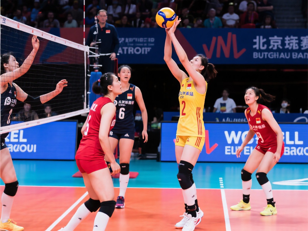 *北京站的世界女排联赛不仅是一场竞技过程